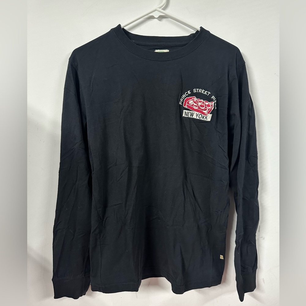 Dinner Service NY DSNY x Prince St Pizza Embroidered Long Sleeve Shirt Size S